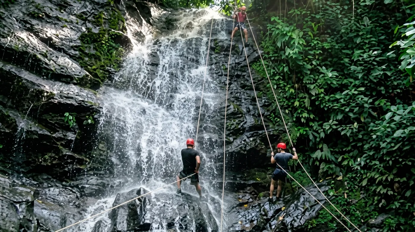 Waterfall Rappelling